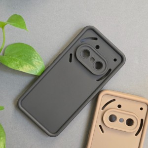کاور Solid مخصوص گوشی Nothing Phone 3A با طراحی مقاوم و ضدضربه رنگ مشکی