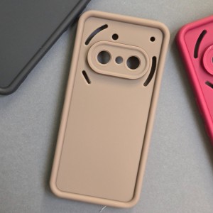 کاور Solid مخصوص گوشی Nothing Phone 3A با طراحی مقاوم و ضدضربه رنگ قهوه ای