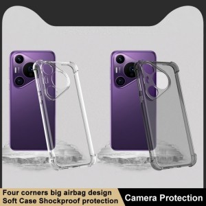 قاب ژله‌ای ShockProof مناسب برای گوشی هوآوی Pura 70 | چهارگوشه ایربگ‌دار، محافظت کامل