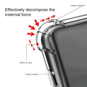 کاور ژله‌ای ShockProof مناسب برای گوشی سامسونگ Note 10 | چهارگوشه ایربگ‌دار، محافظت کامل