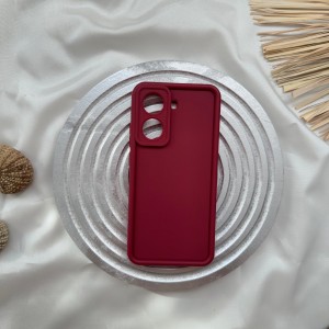 کاور سیلیکونی Xiaomi Poco X7 Pro زرشکی