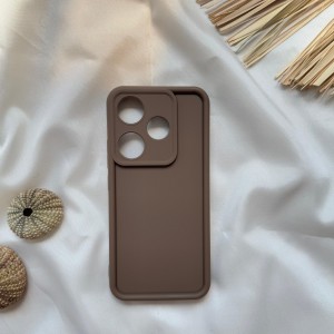 قاب سیلیکون Poco F6 رنگ قهوه ای