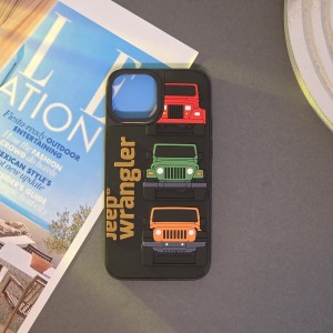 قاب موبایل طرح ماشین جیپ (Wrangler) سه‌بعدی مدل iPhone 13 Mini | خاص و جذاب