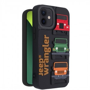 کاور فانتزی Jeep Wrangler سه‌بعدی مناسب برای گوشی موبایل اپل 12 Mini