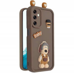 کاور فانتزی مدل KittyDog مناسب برای گوشی موبایل سامسونگ Galaxy M14 5G