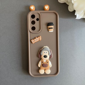 قاب موبایل KittyDog مدل Samsung Galaxy M14 | گارد فانتزی عروسکی مقاوم