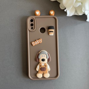 قاب موبایل KittyDog مدل Honor 8X | کاور فانتزی عروسکی سیلیکونی