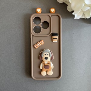 قاب موبایل KittyDog مدل Realme C61 | کاور فانتزی عروسکی مقاوم