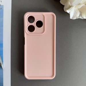 قاب سیلیکونی مدل solid ریلمی C61 رنگ صورتی روشن