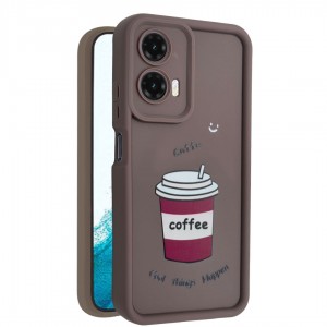 کاور طرح‌دار مدل CafeMood مناسب برای گوشی موبایل موتورولا Moto G35