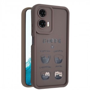 کاور طرح دار مدل MochaMew مناسب برای گوشی موبایل موتورولا Moto G35