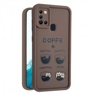 کاور طرح دار مدل MochaMew مناسب برای گوشی موبایل  سامسونگ Galaxy A21s