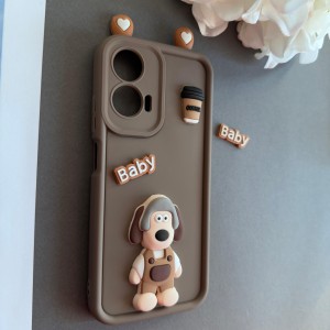 قاب موبایل KittyDog مدل  Moto G35 | کاور فانتزی عروسکی مقاوم