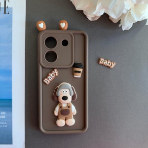 قاب موبایل KittyDog مدل شیائومی Poco M7 Pro 5G  | کاور فانتزی عروسکی مقاوم