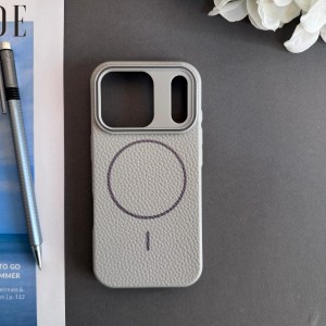 قاب طرح چرم مصنوعی 17 pro