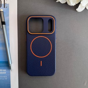 کاور طرح چرمی گوشی 17 pro اپل