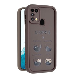 کاور طرح دار مدل MochaMew مناسب برای گوشی موبایل سامسونگ Galaxy M31