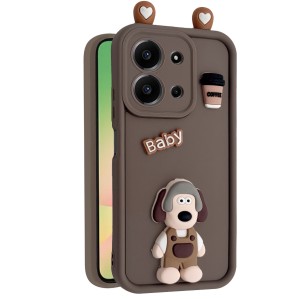 کاور فانتزی مدل KittyDog مناسب برای گوشی موبایل شیائومی Redmi 15C 4G