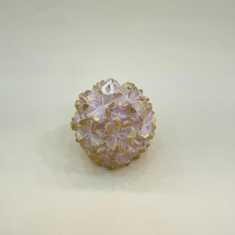 شمع گوی طرح گل