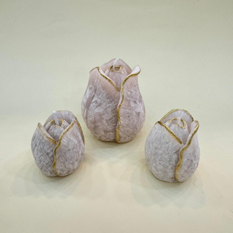 شمع تزیینی مدل لاله