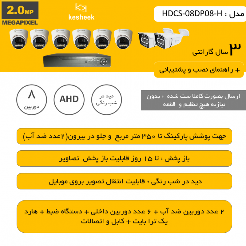 HDCS-08DP08-H