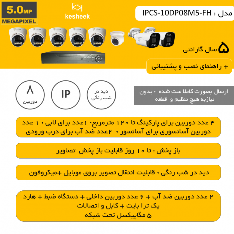 IPCS-10DP08M5-FH