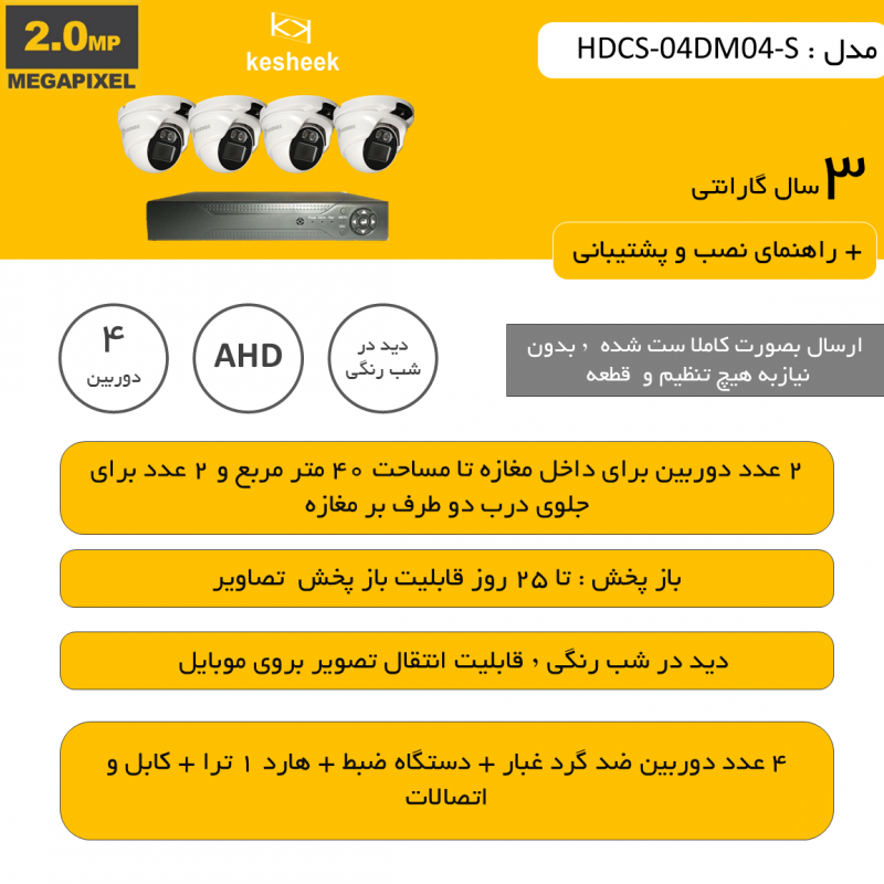 HDCS-04DM04-S