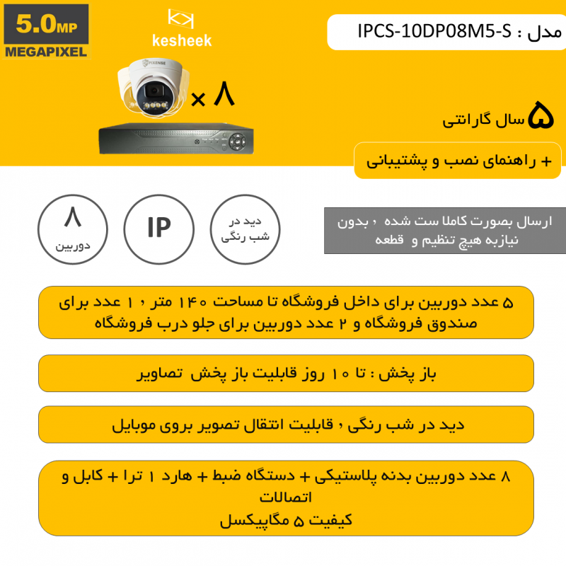 IPCS-10DP08M5-S