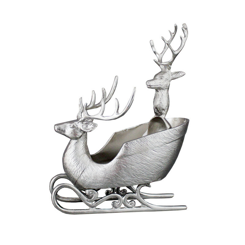 آجیل خوری مدل سورتمه گوزن به همراه قاشق