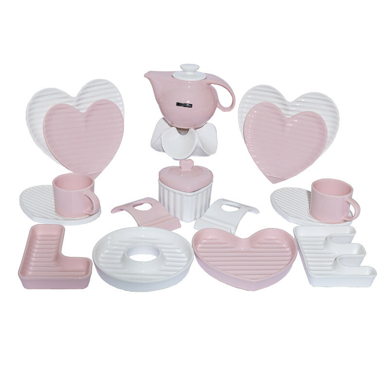 سرویس صبحانه خوری 19 پارچه آی سرام مدل گلارا