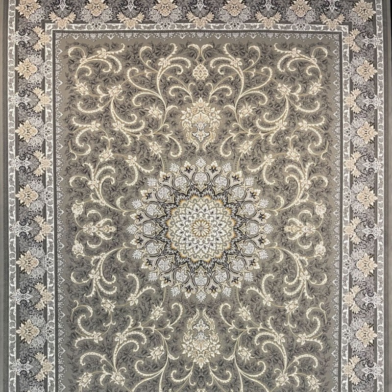 فرش ماندگار تلما نقره ای کد 290 - 700شانه