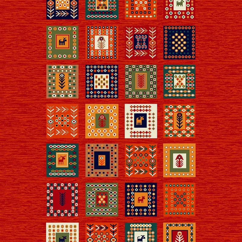 فرش ساوین طرح مهر لاکی