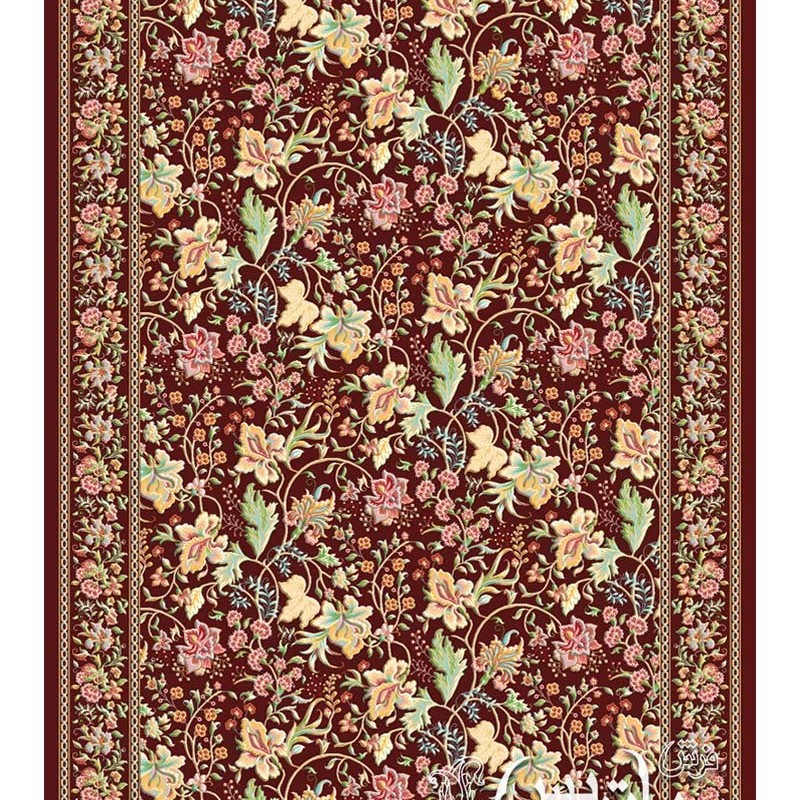 فرش پاتریس زنبق زرشکی ۷۰۰ شانه