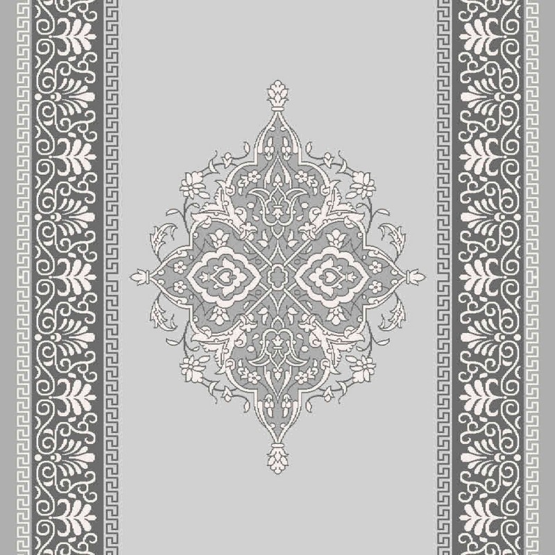 فرش ساوین کد 7403 رنگ نقره ای روشن