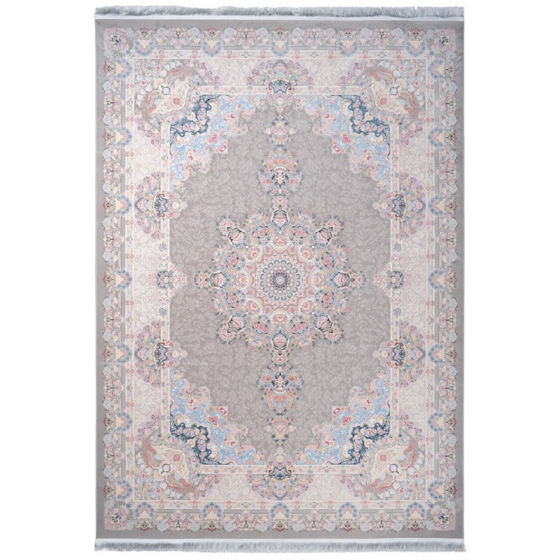 فرش محتشم طرح سالاری دودی 1500 شانه