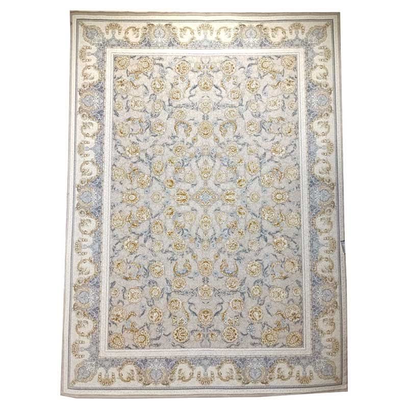 فرش ماندگار طرح ناهید رنگ کرم