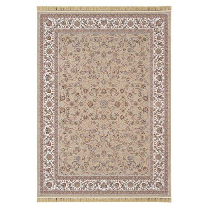 فرش ماشینی محتشم طرح نیلگون زمینه دلفینی 1200 شانه