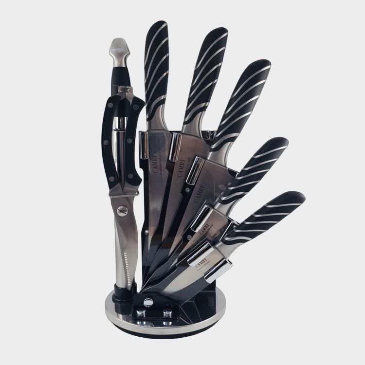 سرویس کارد آشپزخانه کمری مشکی