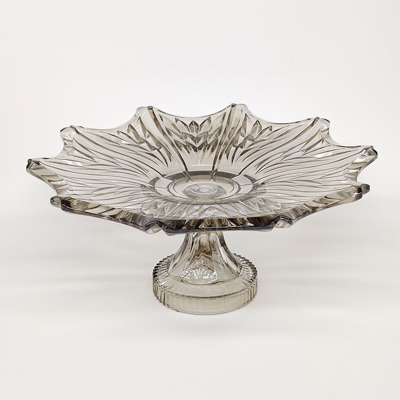 شیرینی خوری کریستالی مدل الیزه رنگ شامپاین کد: 30203