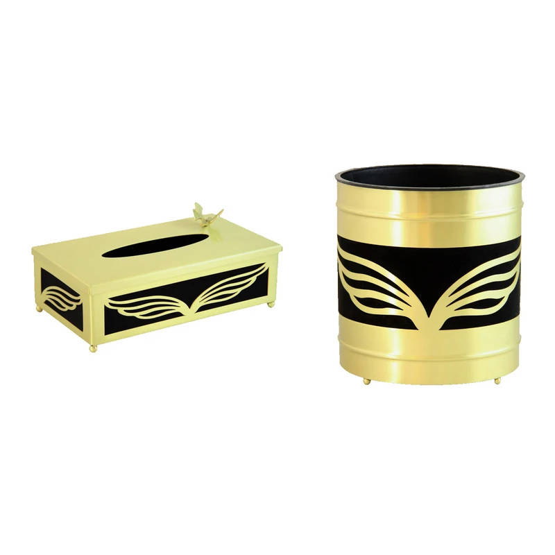 ست سطل و جای دستمال سالی نو مدل بال کد B-445