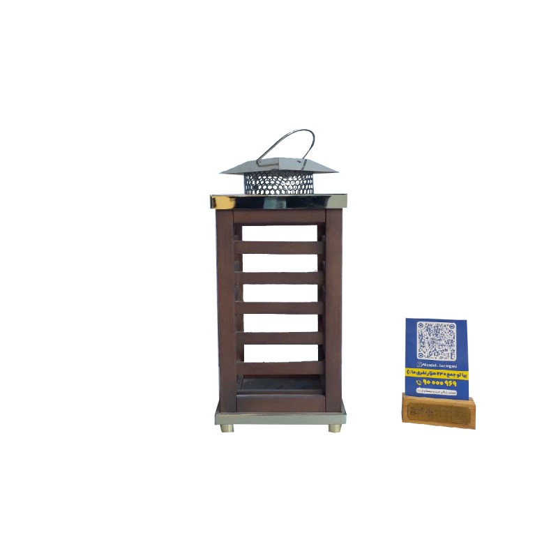 فانوس تزئینی متوسط رنگ طلایی