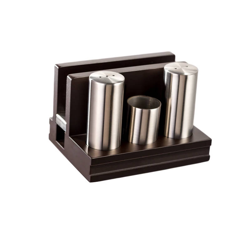 ست نمکدان فلفل پاش ادریک مدل فلورانس 3 مجموعه 4 عددی