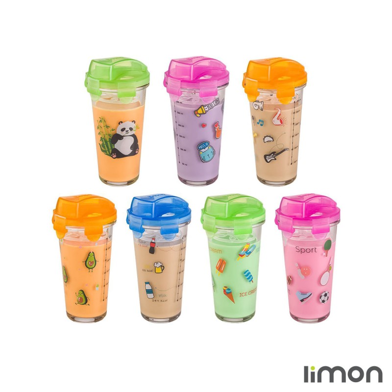 لیوان شیکر چاپدار لیمون