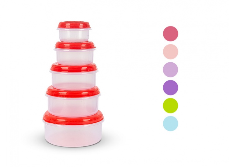 ظروف نگهدارنده کاوه پلاست مدل PN1007F مجموعه 5 عددی