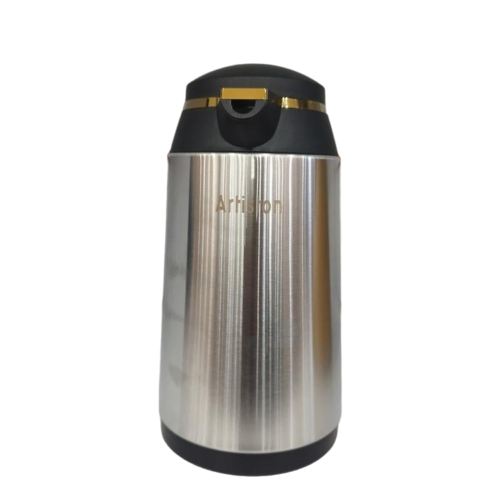 فلاسک شیشه دار 1 لیتر آرتیستون لب طلا کد 10419