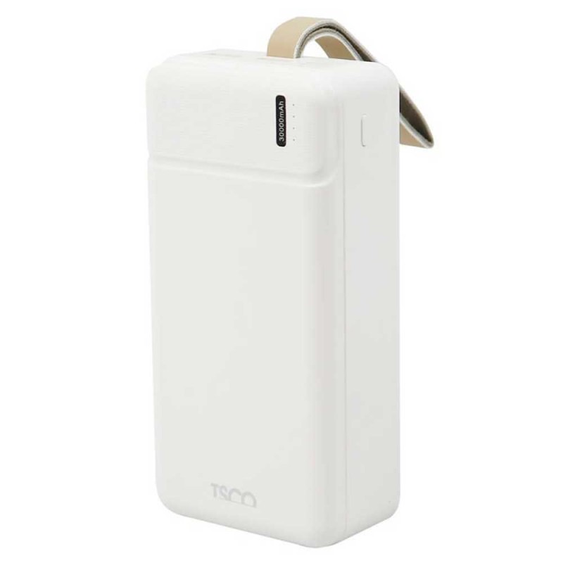 پاوربانک تسکو مدل TP 889، ظرفیت 30000 میلی ‌آمپر رنگ سفيد