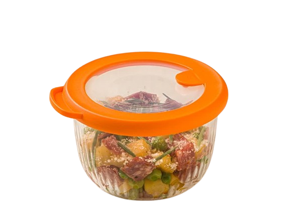 ظرف نگهدارنده لیمون مدل شیاردار (470 ميلي ليتر )