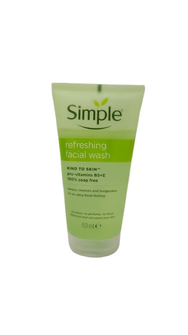 ژل شوینده صورت سیمپل مدل refreshing حجم 150 میل ( اورجینال )