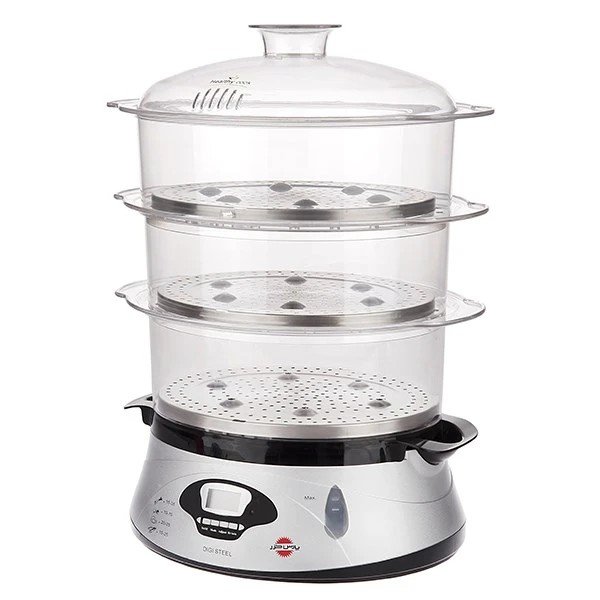 بخارپز پارس خزر مدل Digi Steel