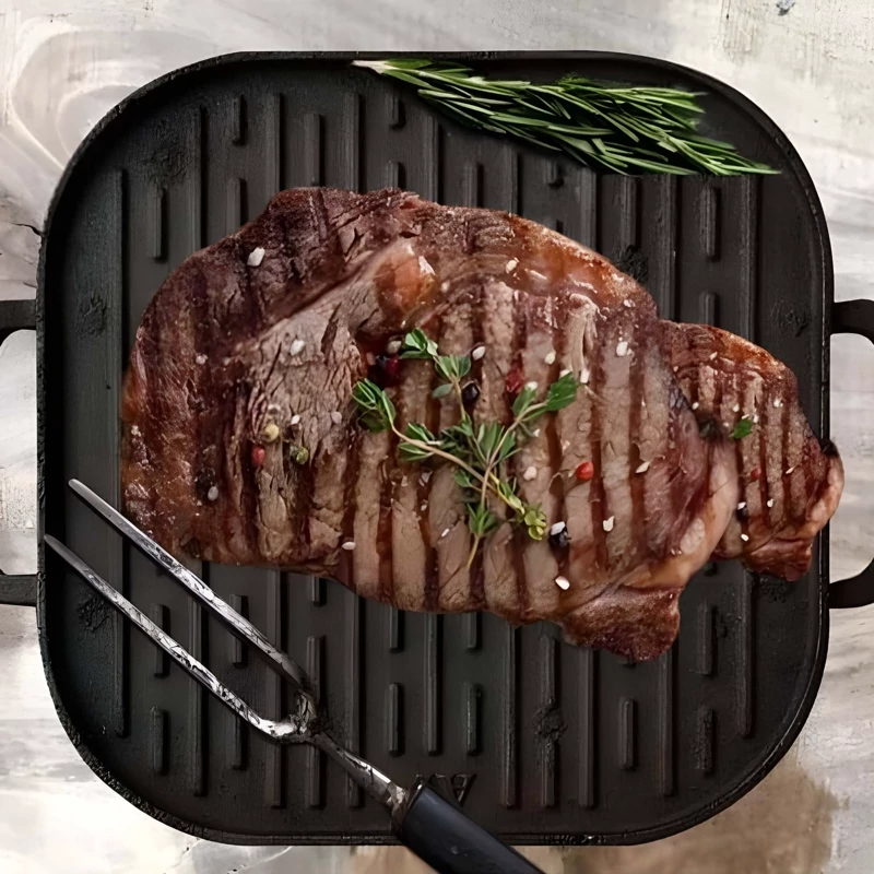 تابه اسیک مربع چدن